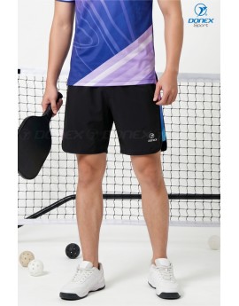 Quần thể thao nam MSC-2048-08-01 Đen phối trắng